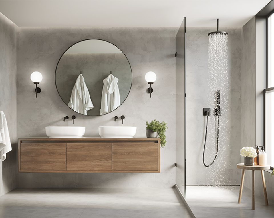Salle de bain design contemporaine